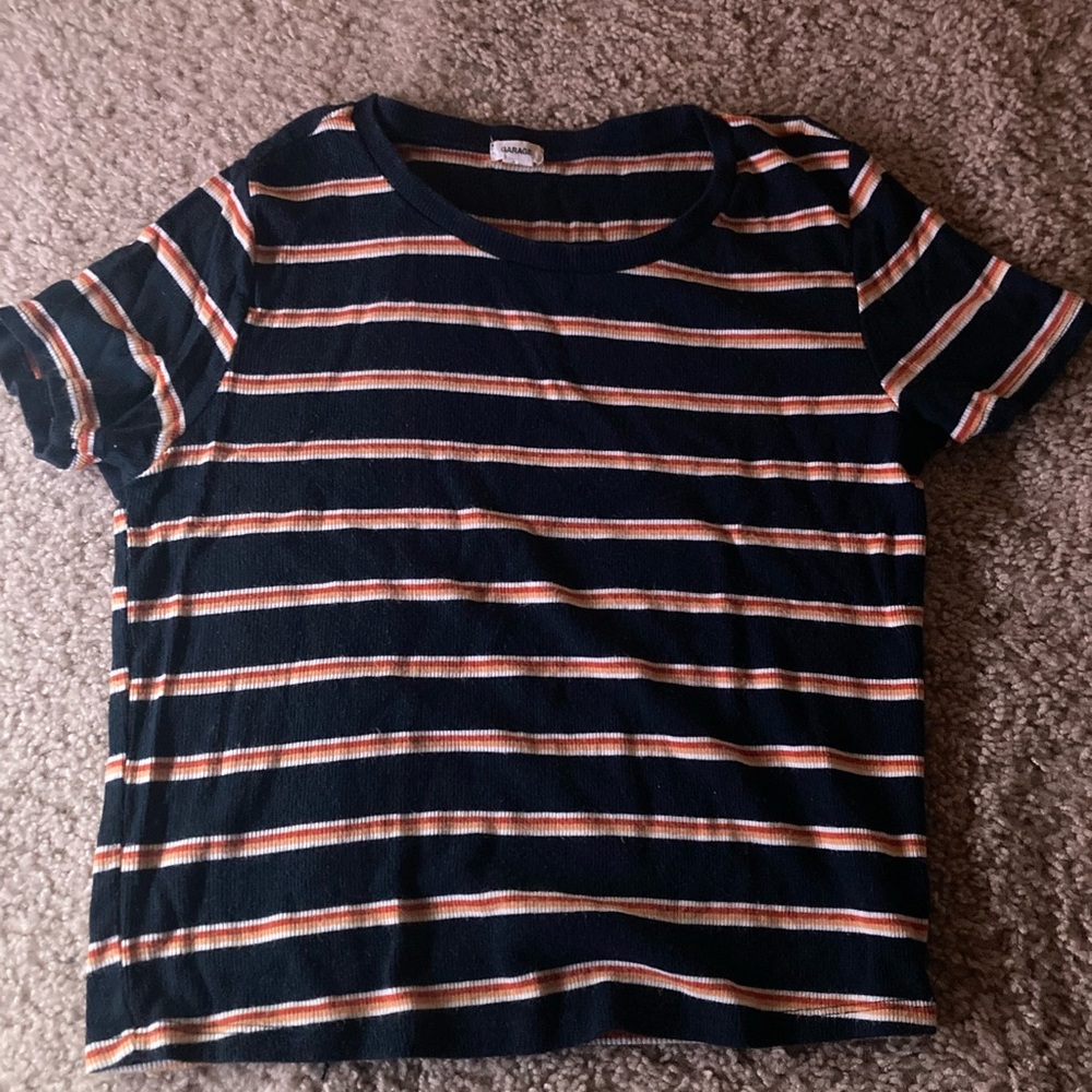 Garage striped shirt